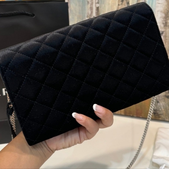 Versace Velvet+Lamb Leather Crossbody NWT! With COA - Picture 5 of 11